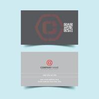 Print ready professional business card design template vector