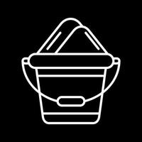 Sand Bucket Vector Icon