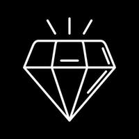 icono de vector de diamante