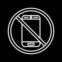 No Phone Vector Icon