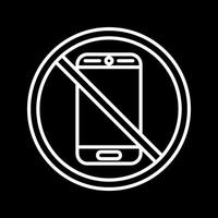 No Phone Vector Icon