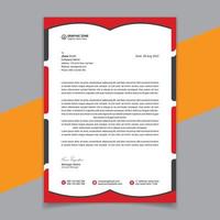 Professional creative letterhead template modern design for your business, vector