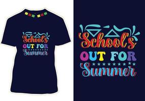 100 days of school t-shirt  design vector