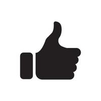 Like thumb icon logo, vector design