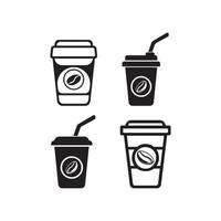 icono de la taza de café. logotipo de ilustración vectorial vector