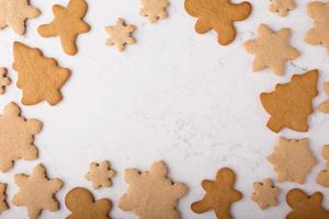 galletas de jengibre y azúcar para navidad foto