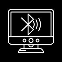 Bluetooth Lcd Vector Icon