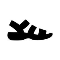 vector de ilustración de icono de sandalia