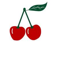 cherry icon illustration vector