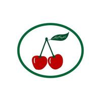 cherry icon illustration vector