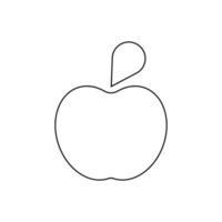 vector de ilustración de icono de manzana