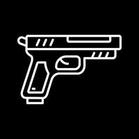 icono de vector de pistola