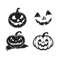 plantilla de diseño de vector de logotipo de icono de halloween