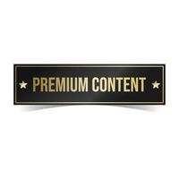 Premium content digital asset icon button design vector