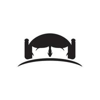 bed icon vector illustration simple design