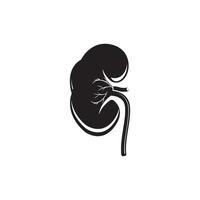 Renal system vector icon illustration