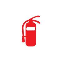 icono de extintor de incendios. diseño de logotipo de ilustración vectorial. vector