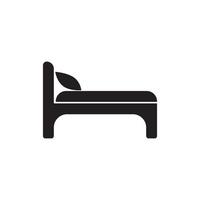 bed icon vector illustration simple design