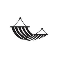 hammock icon vector illustration logo template.