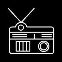 icono de vector de radio