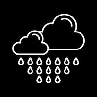 icono de vector de lluvia