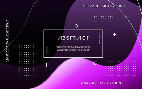 fondo de color líquido abstracto moderno. diseño de elementos geométricos texturizados dinámicos. Se puede usar en carteles, pancartas, web y más vector