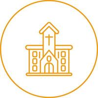 icono de vector de iglesia