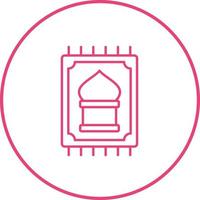 Prayer Rug Vector Icon