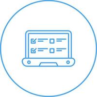 Online Exam Vector Icon