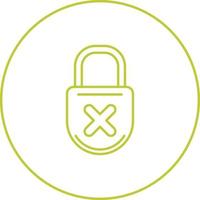 Unprotected Vector Icon