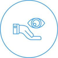 Eye Donate Vector Icon