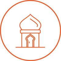 icono de vector de puerta masjid