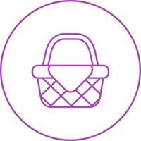 Picnic Basket Vector Icon