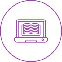 Online Learning Vector Icon