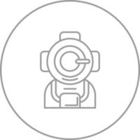 Diving Helmet Vector Icon