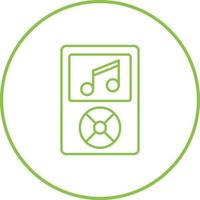 icono de vector de reproductor de música