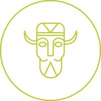 African Mask Vector Icon