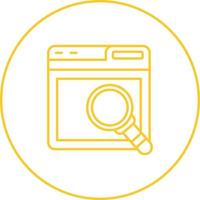 Web Search Vector Icon