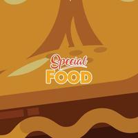 hand drawn delicious food illustration vector