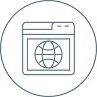 Web Browser Vector Icon
