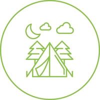 Tent Vector Icon