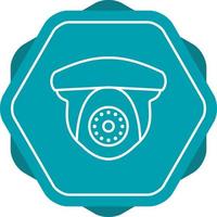 Security Camera Line Icon vector