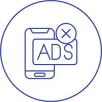 AD Block Vector Icon