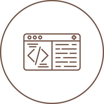 Coding Vector Icon