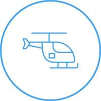 icono de vector de helicóptero