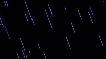 animación de lluvia ligera con canal alfa.gráfico de elemento de flujo de línea azul video