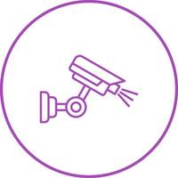 icono de vector de cámara de seguridad