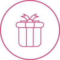 icono de vector de caja de regalo