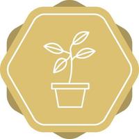 Plant Line Icon vector