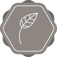 Leaf Line Icon vector